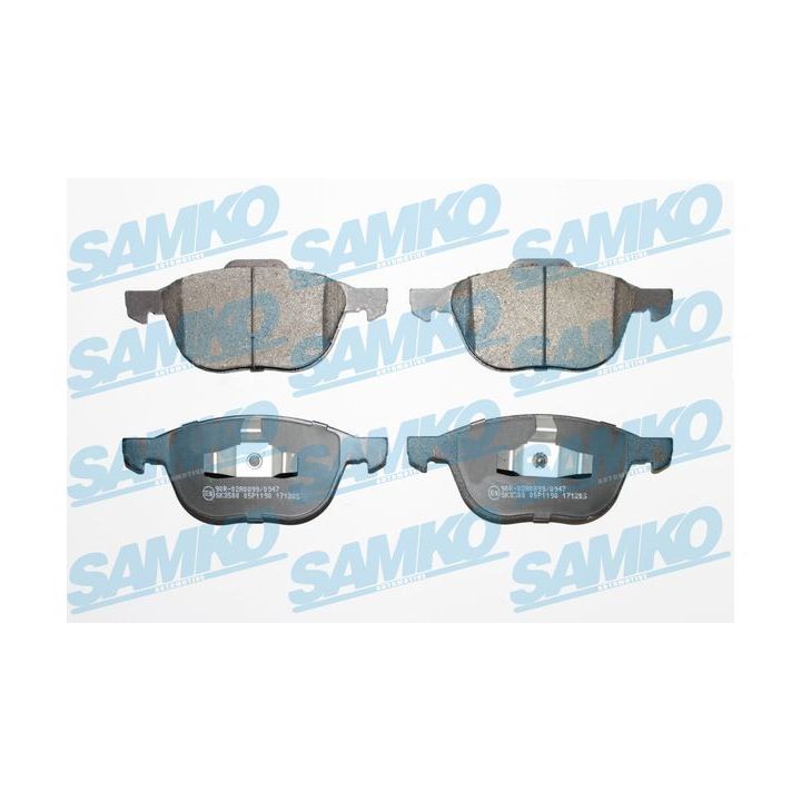 Stabdžių trinkelių rinkinys, diskinis stabdys SAMKO 5SP1190