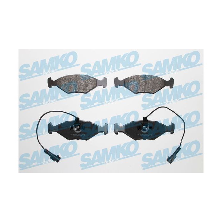 Stabdžių trinkelių rinkinys, diskinis stabdys SAMKO 5SP1204