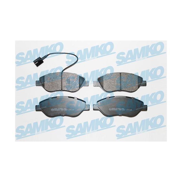 Stabdžių trinkelių rinkinys, diskinis stabdys SAMKO 5SP1267