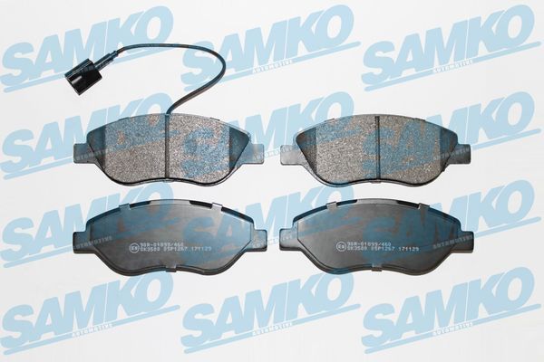 Stabdžių trinkelių rinkinys, diskinis stabdys SAMKO 5SP1267