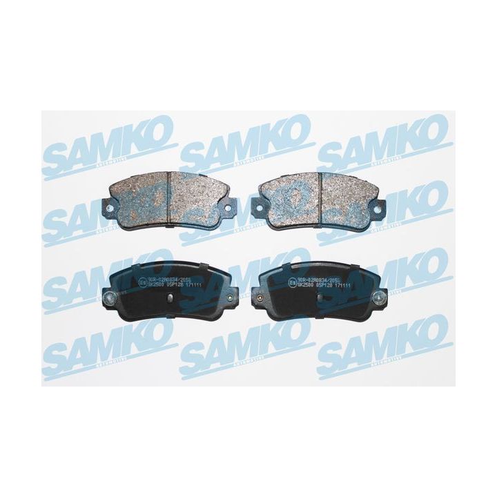 Stabdžių trinkelių rinkinys, diskinis stabdys SAMKO 5SP128