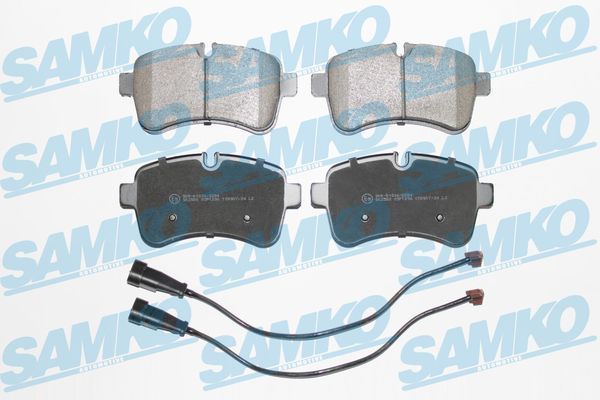 Stabdžių trinkelių rinkinys, diskinis stabdys SAMKO 5SP1296A