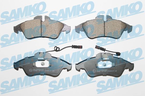 Stabdžių trinkelių rinkinys, diskinis stabdys SAMKO 5SP1304