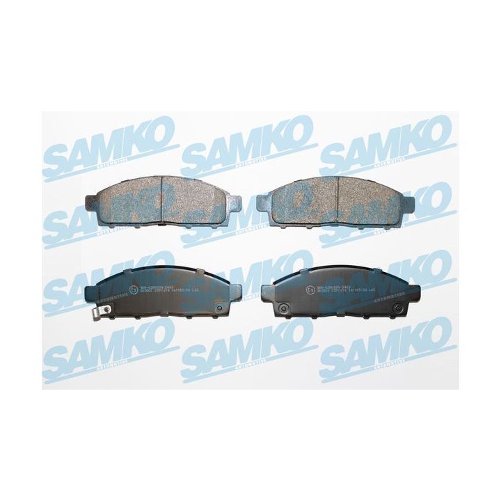 Stabdžių trinkelių rinkinys, diskinis stabdys SAMKO 5SP1319