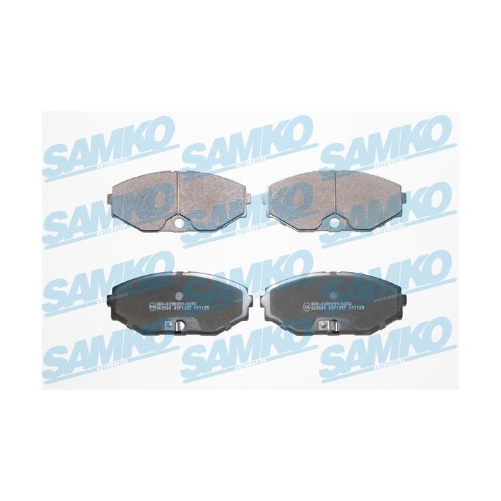 Stabdžių trinkelių rinkinys, diskinis stabdys SAMKO 5SP1357
