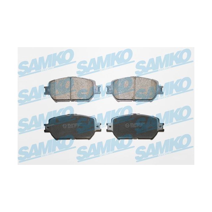 Stabdžių trinkelių rinkinys, diskinis stabdys SAMKO 5SP1361