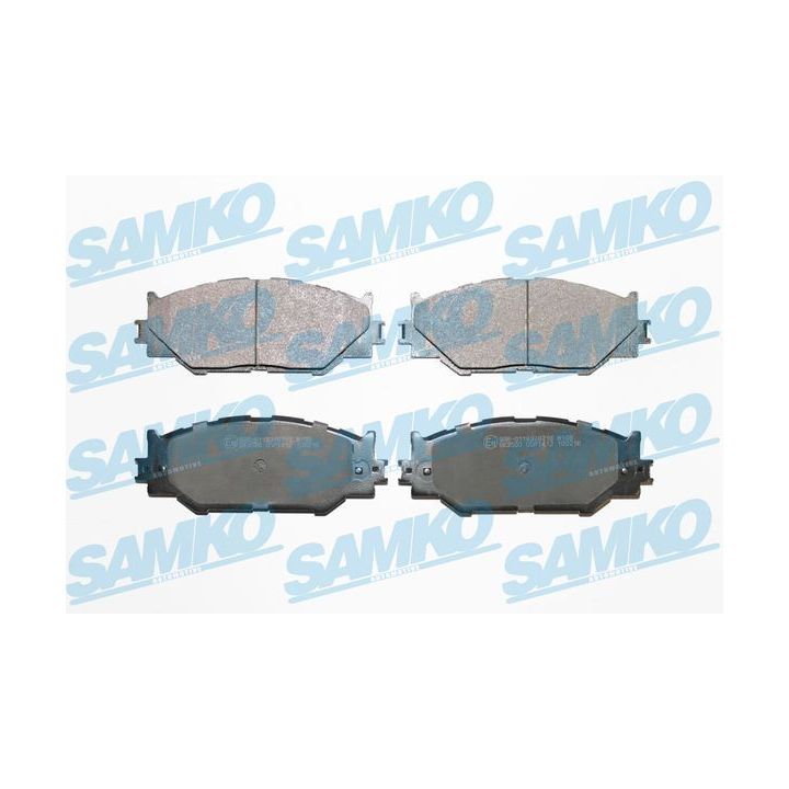Stabdžių trinkelių rinkinys, diskinis stabdys SAMKO 5SP1412