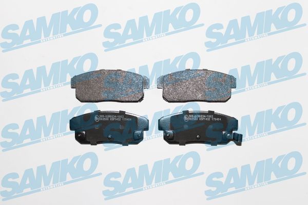 Stabdžių trinkelių rinkinys, diskinis stabdys SAMKO 5SP1432