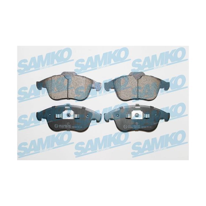 Stabdžių trinkelių rinkinys, diskinis stabdys SAMKO 5SP1466