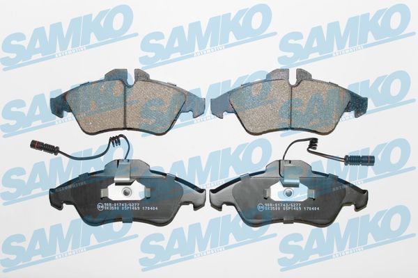 Stabdžių trinkelių rinkinys, diskinis stabdys SAMKO 5SP1469