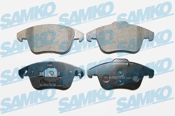 Stabdžių trinkelių rinkinys, diskinis stabdys SAMKO 5SP1480