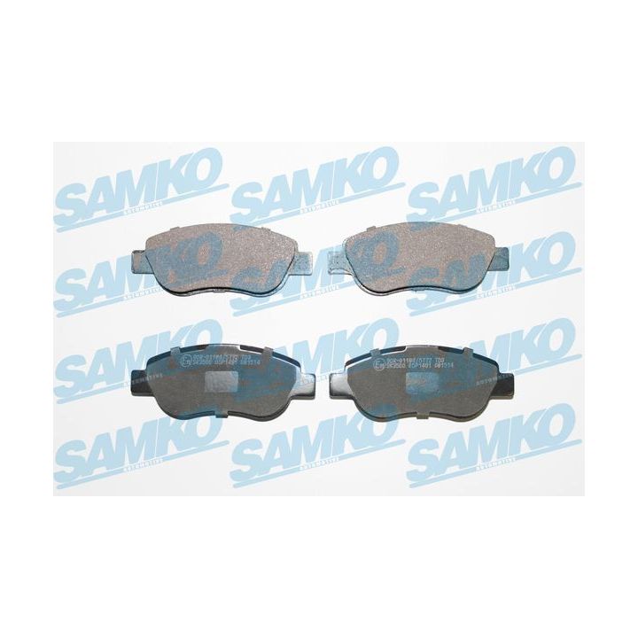 Stabdžių trinkelių rinkinys, diskinis stabdys SAMKO 5SP1491