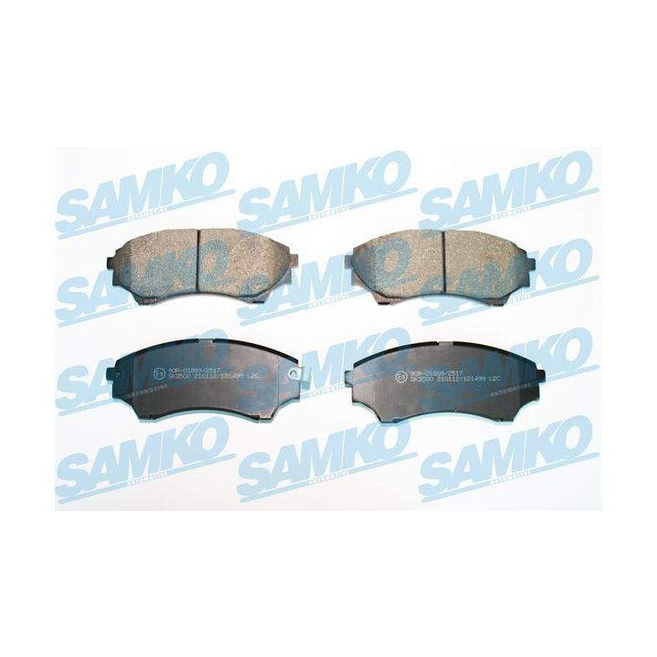 Stabdžių trinkelių rinkinys, diskinis stabdys SAMKO 5SP1499