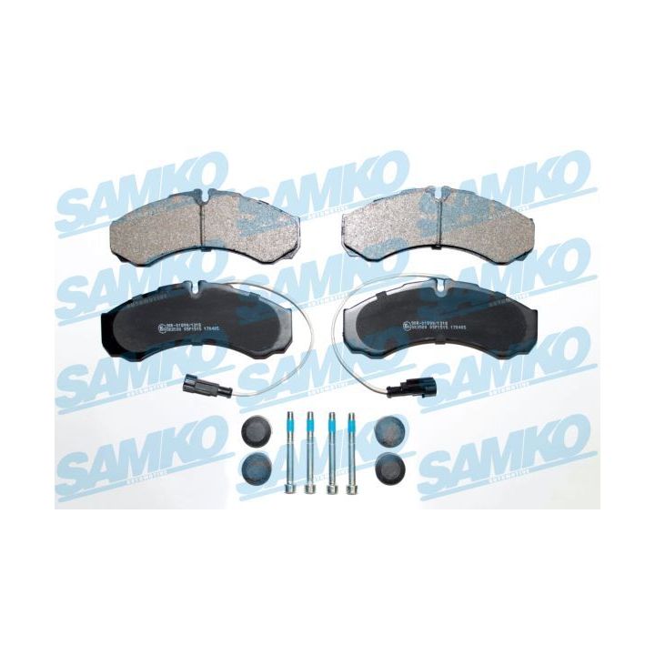 Stabdžių trinkelių rinkinys, diskinis stabdys SAMKO 5SP1515K