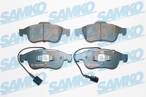 Stabdžių trinkelių rinkinys, diskinis stabdys SAMKO 5SP1535