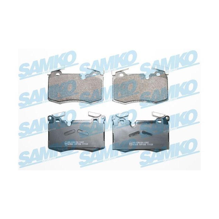 Stabdžių trinkelių rinkinys, diskinis stabdys SAMKO 5SP1556