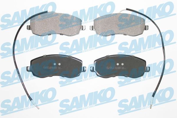 Stabdžių trinkelių rinkinys, diskinis stabdys SAMKO 5SP1557