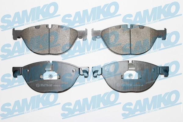 Stabdžių trinkelių rinkinys, diskinis stabdys SAMKO 5SP1582