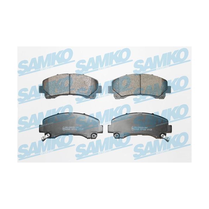 Stabdžių trinkelių rinkinys, diskinis stabdys SAMKO 5SP1630