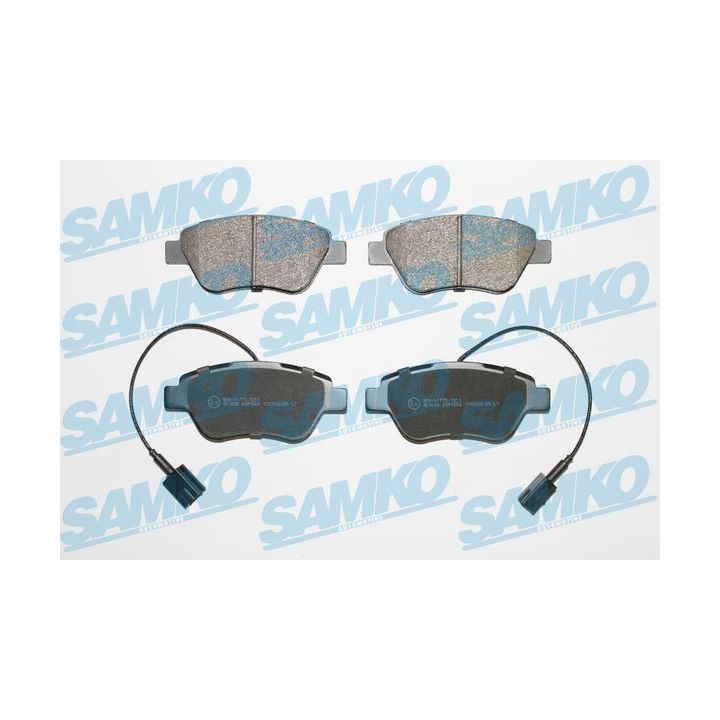 Stabdžių trinkelių rinkinys, diskinis stabdys SAMKO 5SP1656