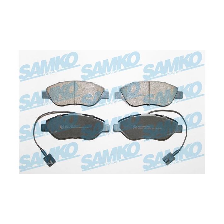 Stabdžių trinkelių rinkinys, diskinis stabdys SAMKO 5SP1658