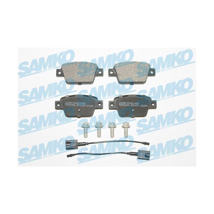 Stabdžių trinkelių rinkinys, diskinis stabdys SAMKO 5SP1676