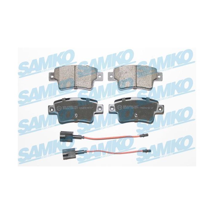 Stabdžių trinkelių rinkinys, diskinis stabdys SAMKO 5SP1677