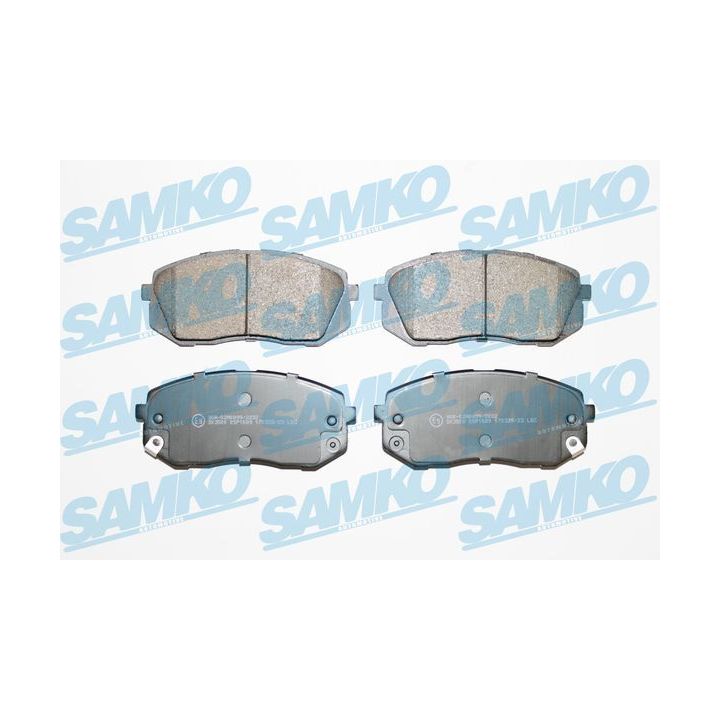 Stabdžių trinkelių rinkinys, diskinis stabdys SAMKO 5SP1689