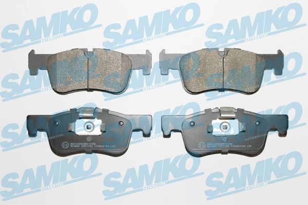 Stabdžių trinkelių rinkinys, diskinis stabdys SAMKO 5SP1752