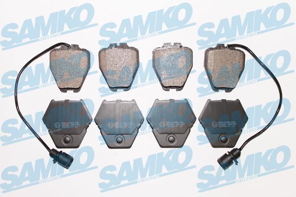 Stabdžių trinkelių rinkinys, diskinis stabdys SAMKO 5SP1767