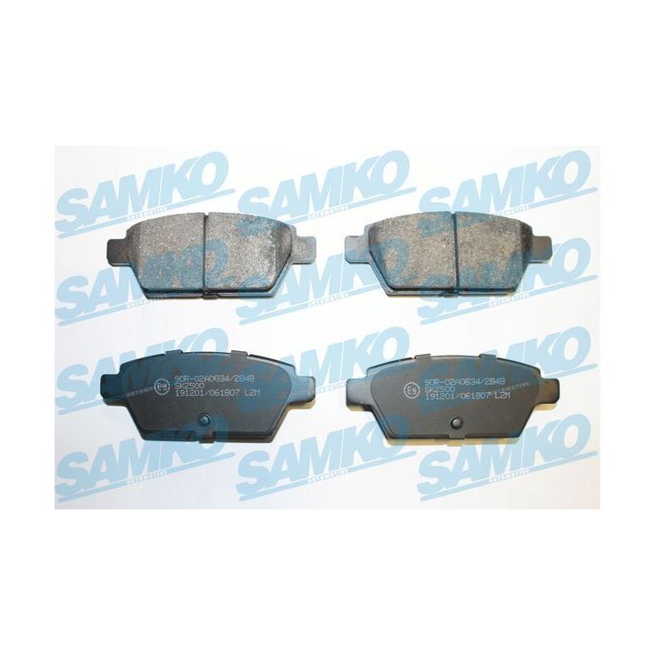 Stabdžių trinkelių rinkinys, diskinis stabdys SAMKO 5SP1807