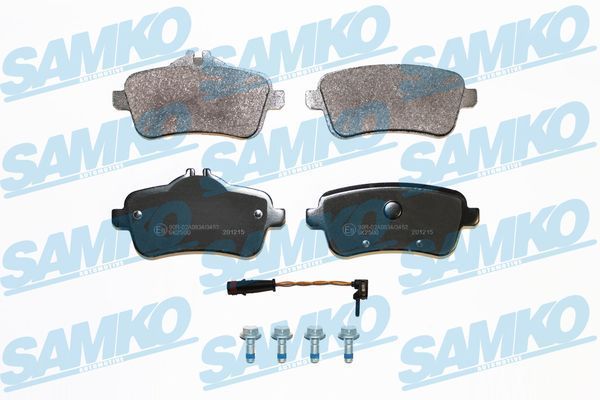 Stabdžių trinkelių rinkinys, diskinis stabdys SAMKO 5SP1817A