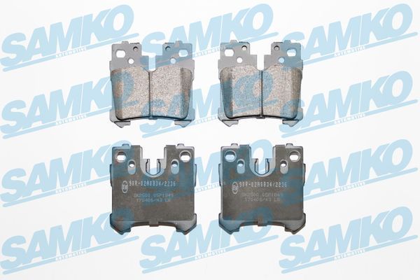 Stabdžių trinkelių rinkinys, diskinis stabdys SAMKO 5SP1849