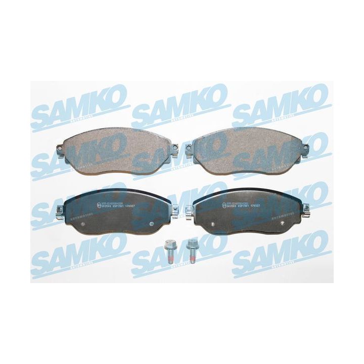 Stabdžių trinkelių rinkinys, diskinis stabdys SAMKO 5SP1901