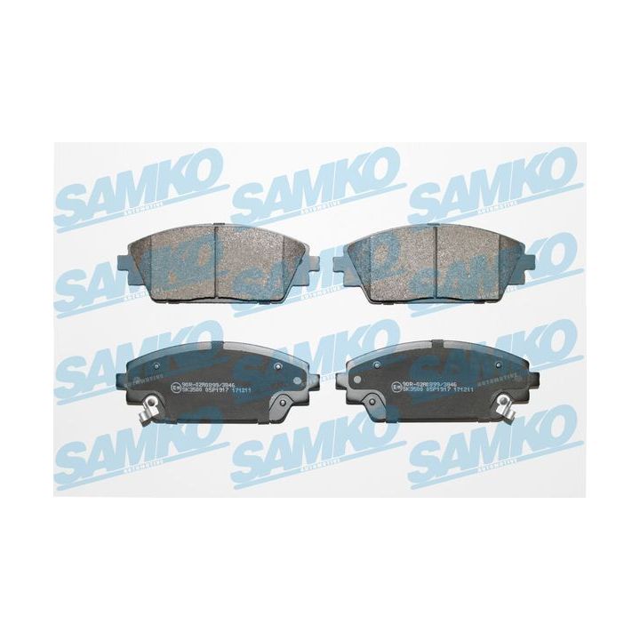 Stabdžių trinkelių rinkinys, diskinis stabdys SAMKO 5SP1917