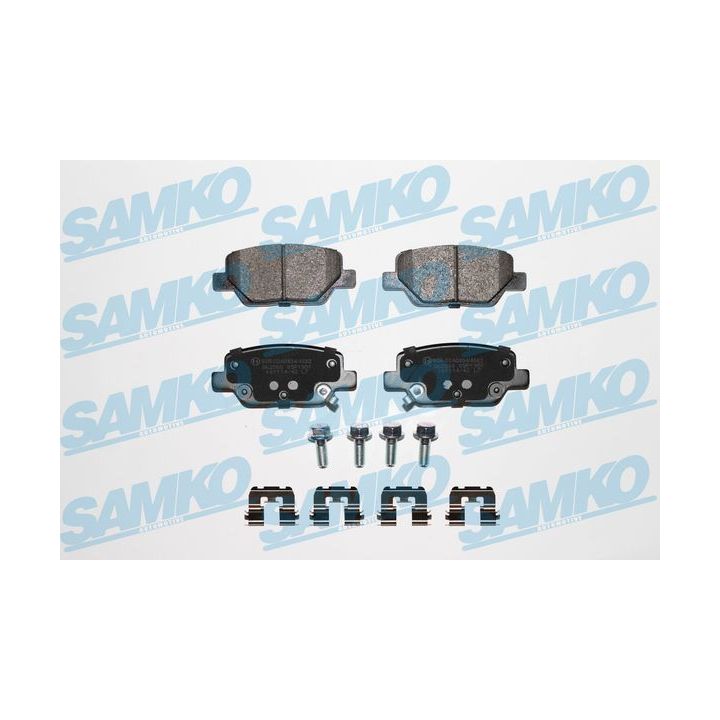 Stabdžių trinkelių rinkinys, diskinis stabdys SAMKO 5SP1951K