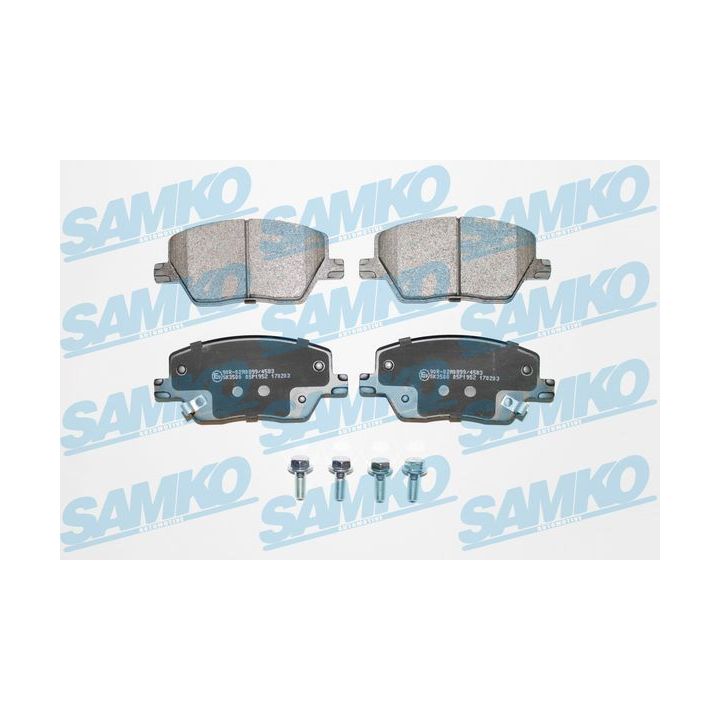 Stabdžių trinkelių rinkinys, diskinis stabdys SAMKO 5SP1952