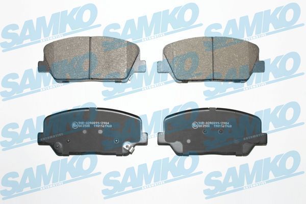 Stabdžių trinkelių rinkinys, diskinis stabdys SAMKO 5SP1960