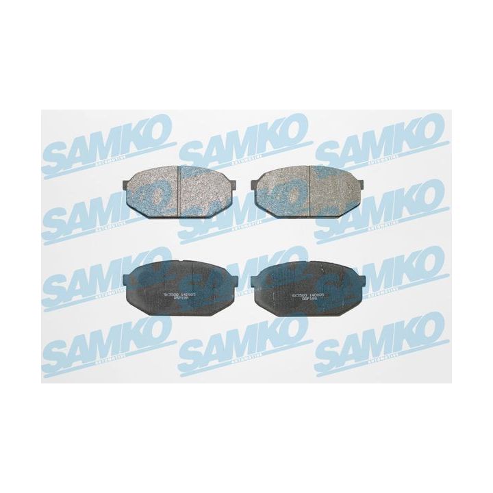 Stabdžių trinkelių rinkinys, diskinis stabdys SAMKO 5SP198