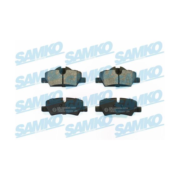 Stabdžių trinkelių rinkinys, diskinis stabdys SAMKO 5SP2029