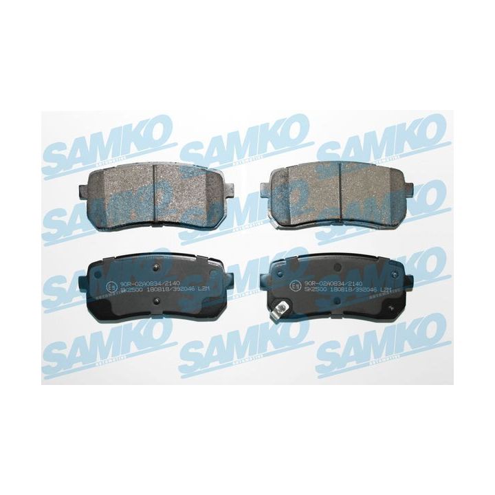 Stabdžių trinkelių rinkinys, diskinis stabdys SAMKO 5SP2046