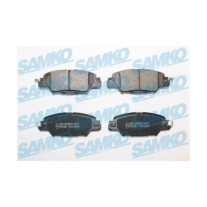 Stabdžių trinkelių rinkinys, diskinis stabdys SAMKO 5SP2069