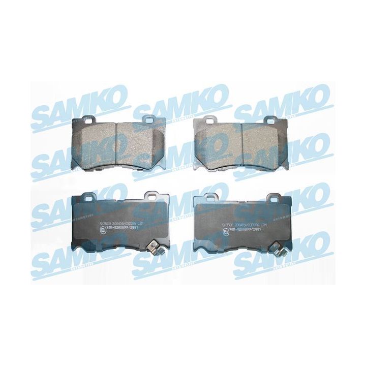 Stabdžių trinkelių rinkinys, diskinis stabdys SAMKO 5SP2086