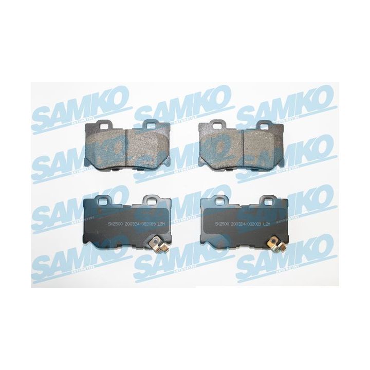 Stabdžių trinkelių rinkinys, diskinis stabdys SAMKO 5SP2089