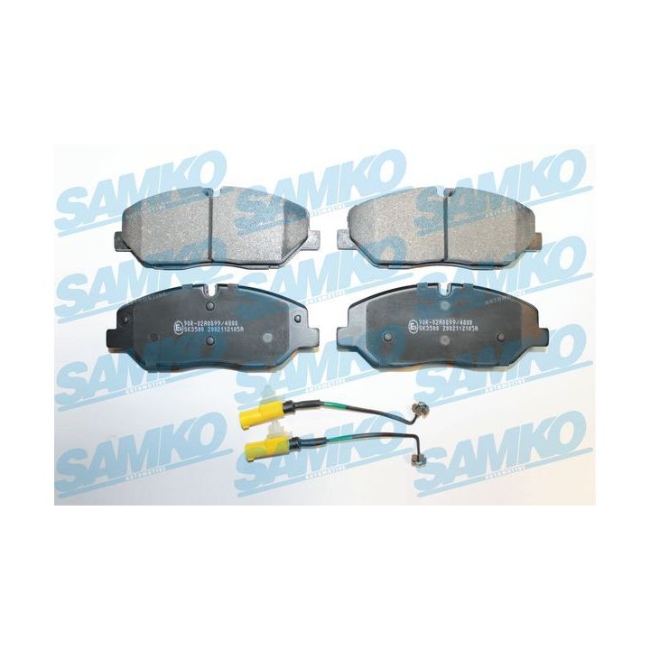 Stabdžių trinkelių rinkinys, diskinis stabdys SAMKO 5SP2105A