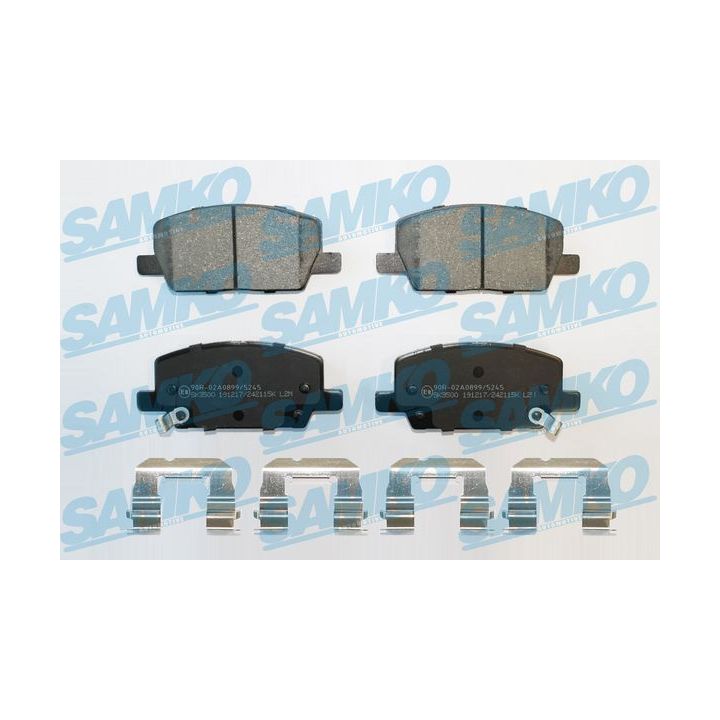 Stabdžių trinkelių rinkinys, diskinis stabdys SAMKO 5SP2115K