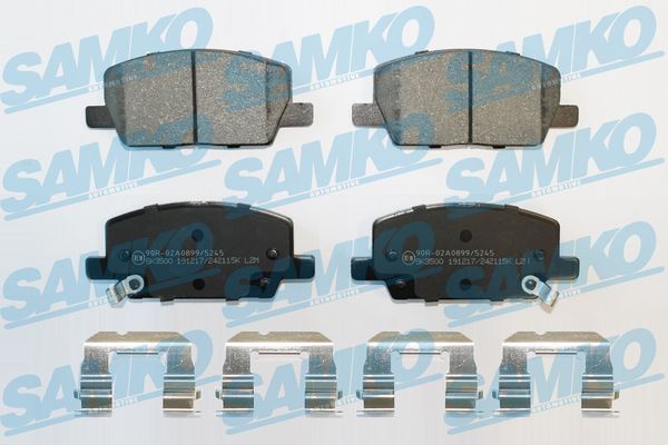 Stabdžių trinkelių rinkinys, diskinis stabdys SAMKO 5SP2115K