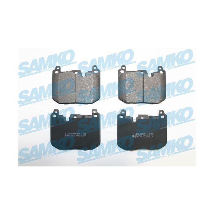 Stabdžių trinkelių rinkinys, diskinis stabdys SAMKO 5SP2116