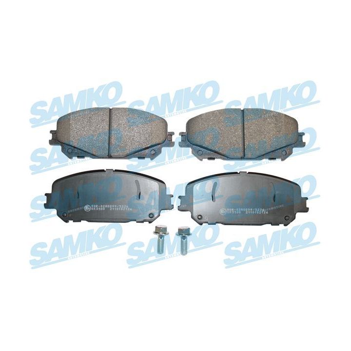 Stabdžių trinkelių rinkinys, diskinis stabdys SAMKO 5SP2126