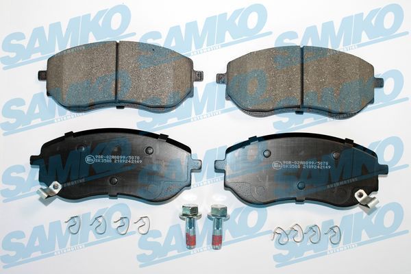 Stabdžių trinkelių rinkinys, diskinis stabdys SAMKO 5SP2149